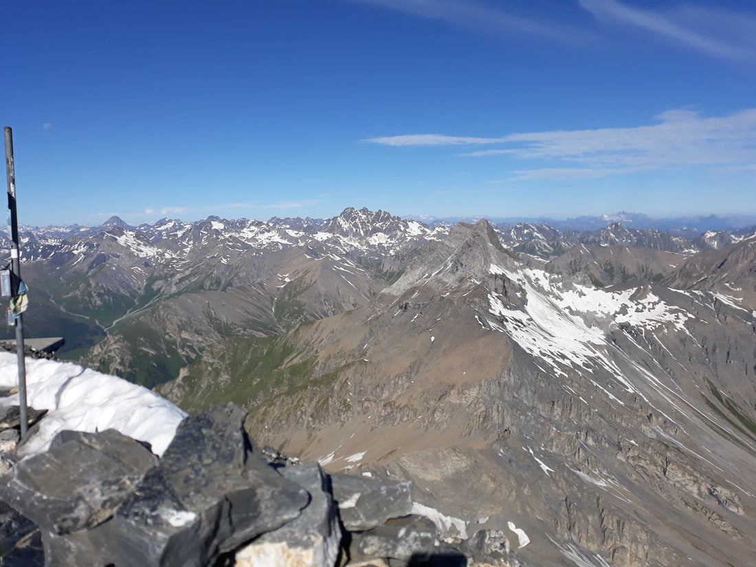 Die Silvretta zwischen Graubünden und Voralberg, die Schweiz in klein
