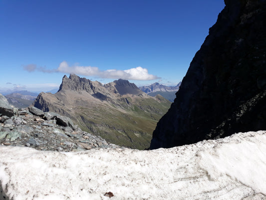 Der Piz Platta ein Gigant zwischen Oberengadin und Rheintal und höchster Berg des Avers