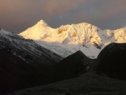 Ein schön vereister 6000er in der Cordillera Blanca (Huaraz, Peru) und verhältnismässig sicher - der Tocllaraju