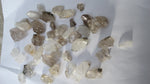 Mineralien unbearbeitet, Quarz, Calcit